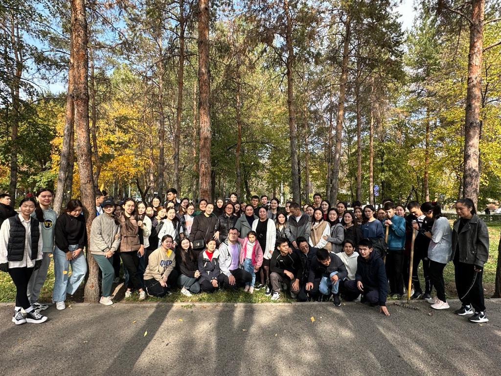 SDG-3: A clean-up day was held on the territory of the university
